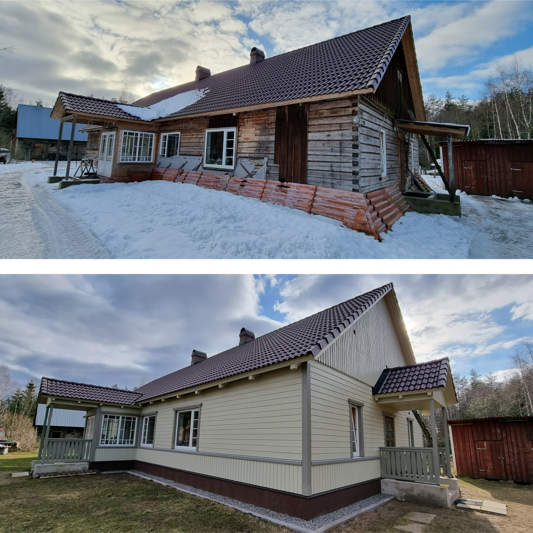 Facade and roof works
