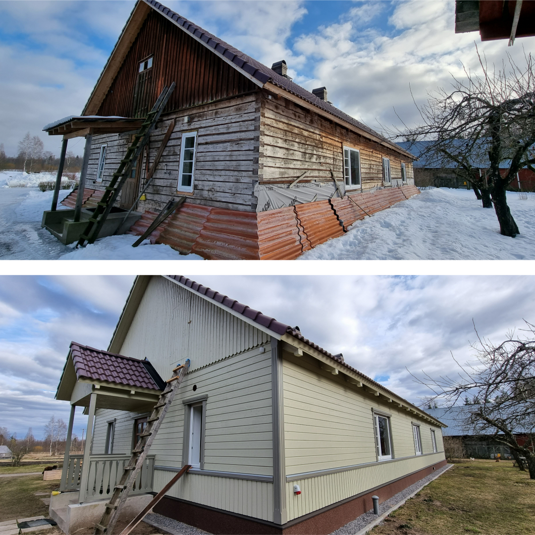 Renovation of the facade