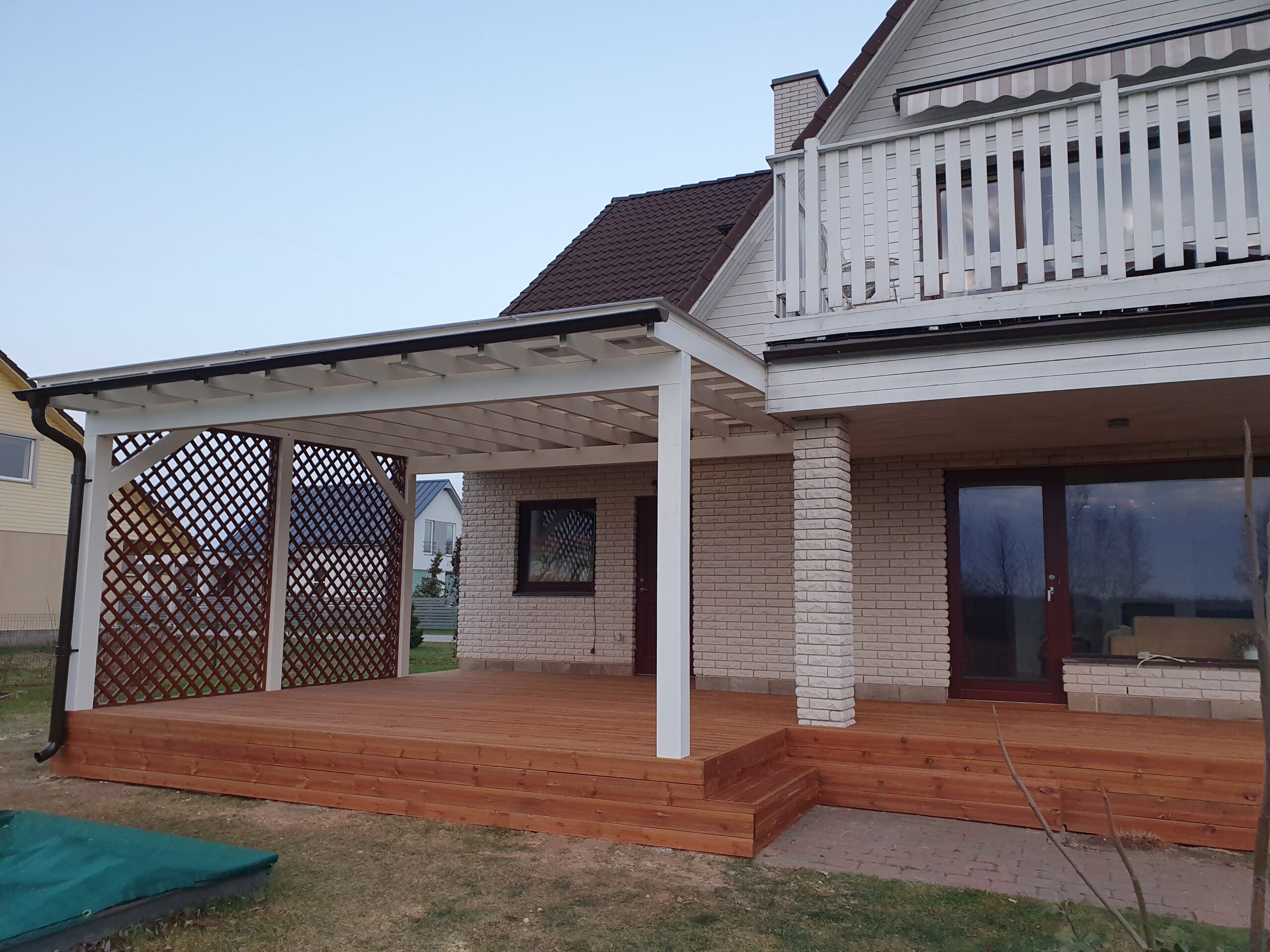 Terrace and canopy